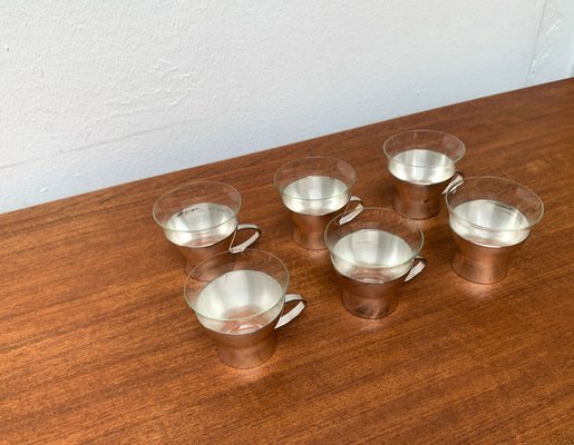 Mid-Century German Tea Glasses from WMF, 1960s, Set of 4-UAH-1289266