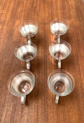 Mid-Century German Tea Glasses from WMF, 1960s, Set of 4-UAH-1289268