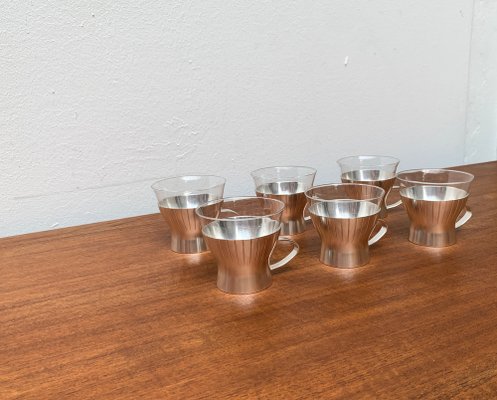 Mid-Century German Tea Glasses from WMF, 1960s, Set of 4-UAH-1289268