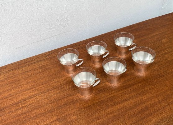 Mid-Century German Tea Glasses from WMF, 1960s, Set of 4-UAH-1289268