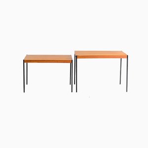 Mid-Century German Teak Side Tables, Set of 2-CIP-669867