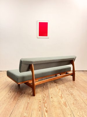 Mid-Century German Three-Seater Sofa in Cherry Wood by Hans Bellmann for Wilkhahn, 1950-DOY-1384000