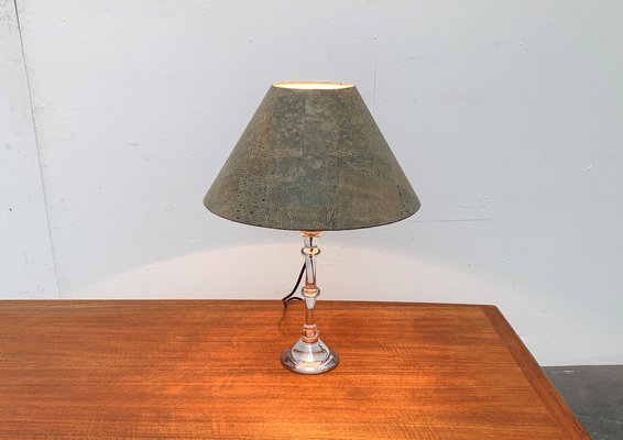 Mid-Century German Tiffany Glass Table Lamp by Ingo Maurer, 1960s-UAH-1033691