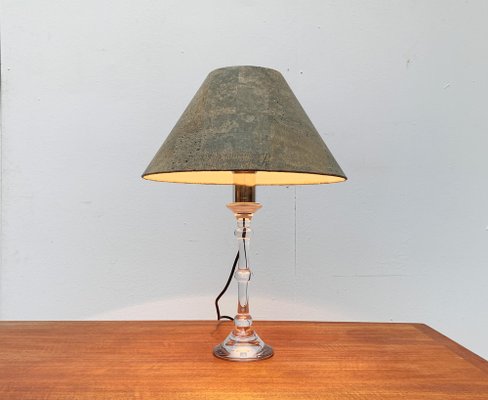 Mid-Century German Tiffany Glass Table Lamp by Ingo Maurer, 1960s-UAH-1033691