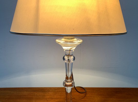 Mid-Century German Tiffany Glass Table Lamp by Ingo Maurer, 1960s-UAH-1299739