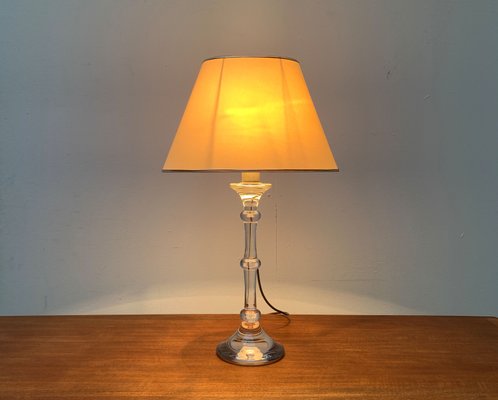 Mid-Century German Tiffany Glass Table Lamp by Ingo Maurer, 1960s-UAH-1299739