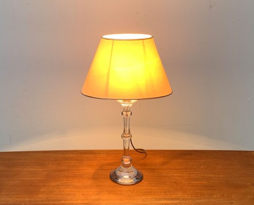 Mid-Century German Tiffany Glass Table Lamp by Ingo Maurer, 1960s-UAH-1299739