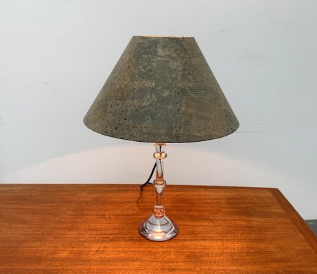 Mid-Century German Tiffany Glass Table Lamp by Ingo Maurer, 1960s-UAH-1033691