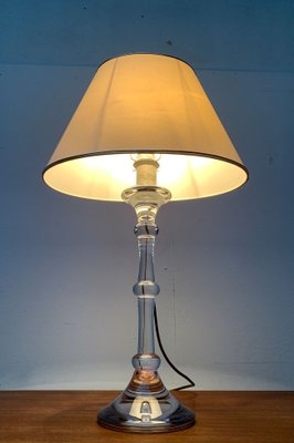 Mid-Century German Tiffany Glass Table Lamp by Ingo Maurer, 1960s-UAH-1299739