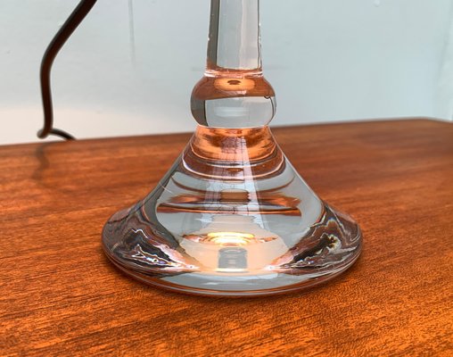 Mid-Century German Tiffany Glass Table Lamp by Ingo Maurer, 1960s-UAH-1033691