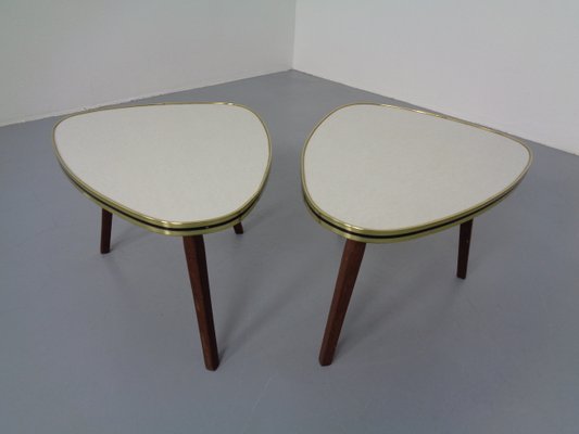 Mid-Century German Tripod Flower Side Tables, 1960s, Set of 2-RDW-994858