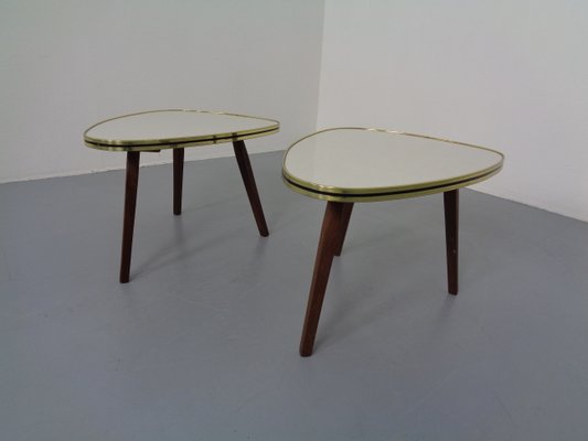 Mid-Century German Tripod Flower Side Tables, 1960s, Set of 2-RDW-994858