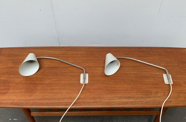 Mid-Century German Wall Lamp from Kaiser Leuchten, Set of 2-UAH-1078704