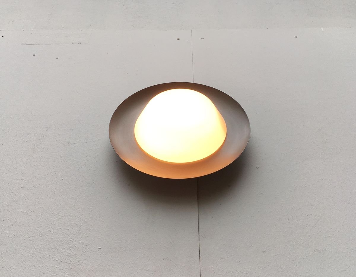 Mid-Century German Wall or Ceiling Lamp from BUR, Bünte & Remmler