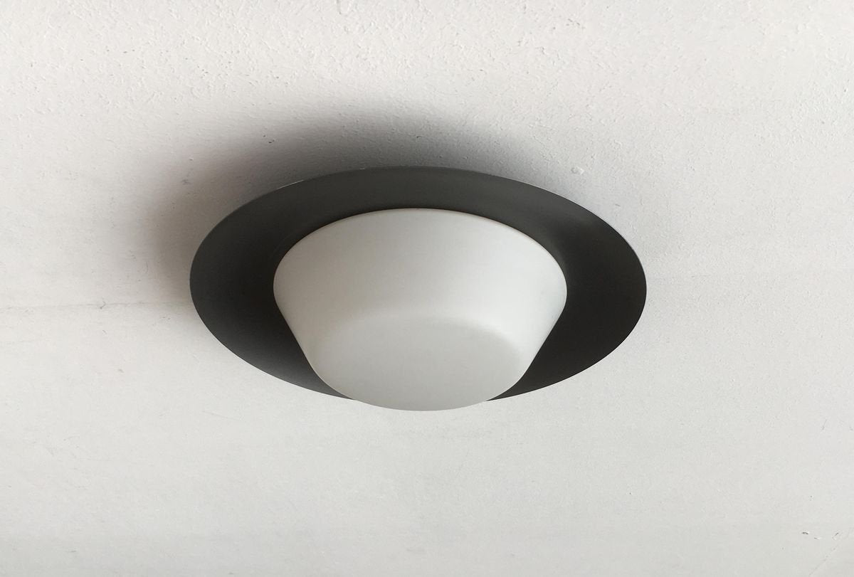 Mid-Century German Wall or Ceiling Lamp from BUR, Bünte & Remmler