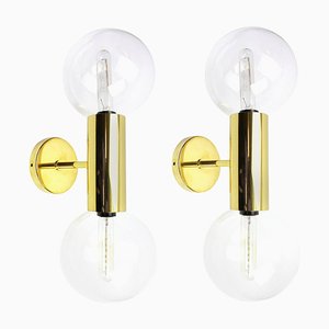 Mid-Century German Wall Sconces by Motoko Ishii for Staff, 1970s-UGR-1085468