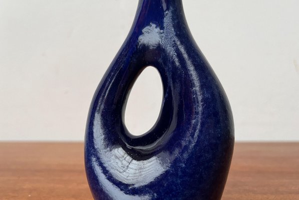 Mid-Century German West German Pottery WGP Vase with Organic Shape, 1960s-UAH-1798369