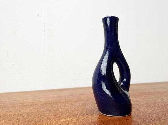 Mid-Century German West German Pottery WGP Vase with Organic Shape, 1960s-UAH-1798369