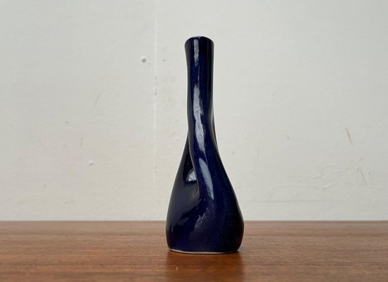 Mid-Century German West German Pottery WGP Vase with Organic Shape, 1960s-UAH-1798369