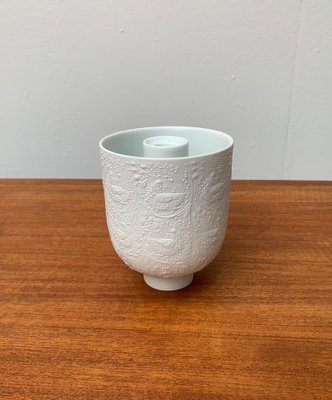 Mid-Century German White Porcelain Candleholder by Bjørn Wiinblad for Rosenthal-UAH-979566