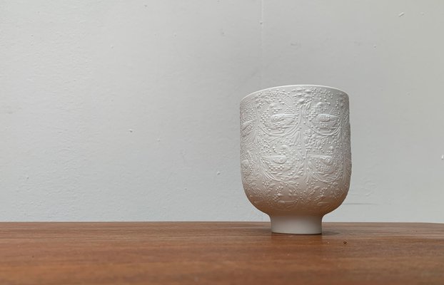 Mid-Century German White Porcelain Candleholder by Bjørn Wiinblad for Rosenthal-UAH-979566