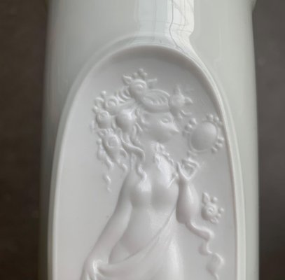 Mid-Century German White Porcelain Vase by Bjørn Wiinblad for Rosenthal-UAH-979569