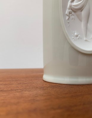 Mid-Century German White Porcelain Vase by Bjørn Wiinblad for Rosenthal-UAH-979569