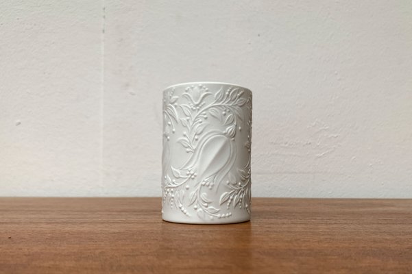 Mid-Century German White Porcelain Vase by Bjørn Wiinblad for Rosenthal, 1960s-UAH-1550312