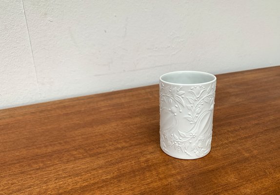 Mid-Century German White Porcelain Vase by Bjørn Wiinblad for Rosenthal, 1960s-UAH-1550312