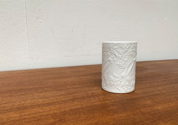 Mid-Century German White Porcelain Vase by Bjørn Wiinblad for Rosenthal, 1960s-UAH-1550312