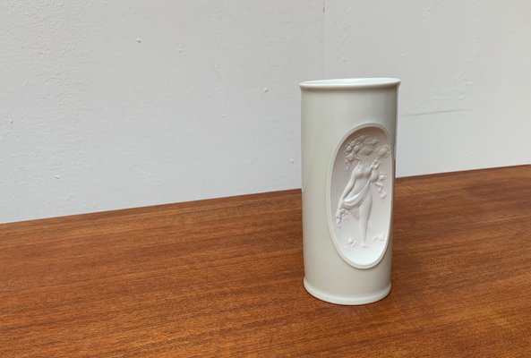 Mid-Century German White Porcelain Vase by Bjørn Wiinblad for Rosenthal-UAH-979569