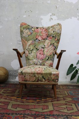 Mid-Century German Wingback Chair by Carl Sasse for Casala, 1950s-FUP-1748857