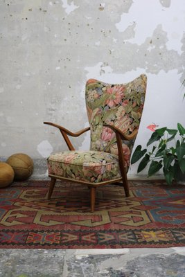 Mid-Century German Wingback Chair by Carl Sasse for Casala, 1950s-FUP-1748857