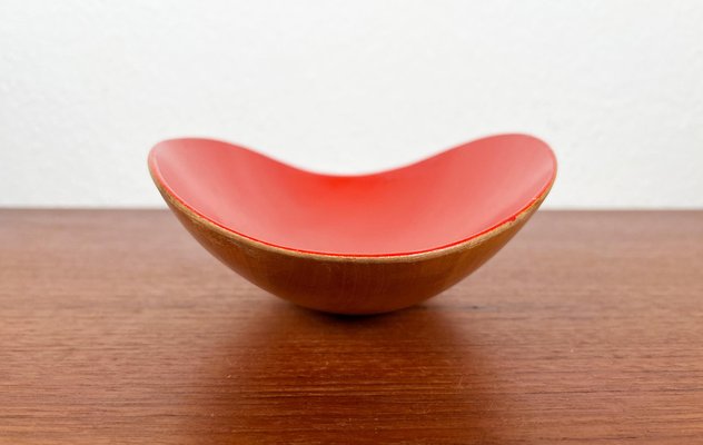 Mid-Century German Wooden Bowl, 1960s-UAH-2036200