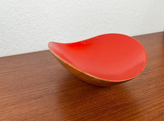 Mid-Century German Wooden Bowl, 1960s-UAH-2036200