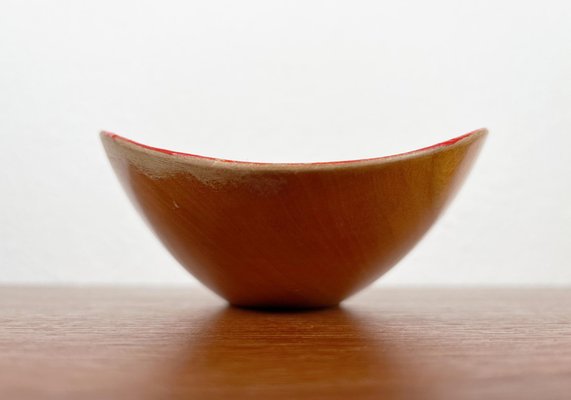 Mid-Century German Wooden Bowl, 1960s-UAH-2036200