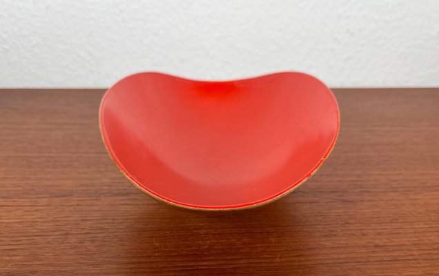 Mid-Century German Wooden Bowl, 1960s-UAH-2036200