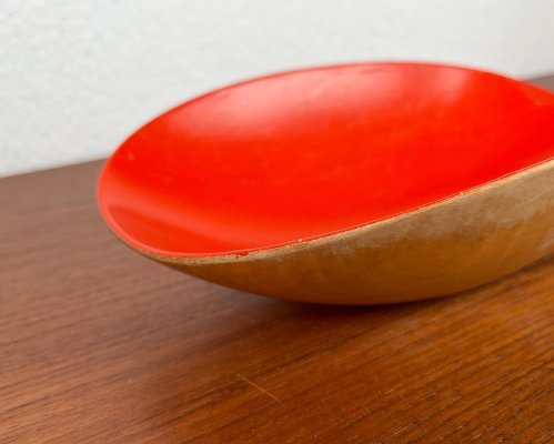 Mid-Century German Wooden Bowl, 1960s-UAH-2036200