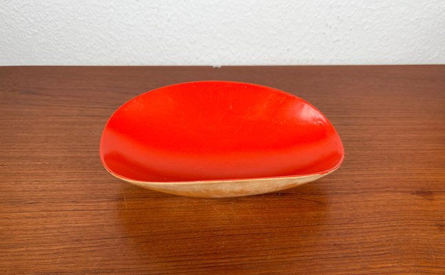 Mid-Century German Wooden Bowl, 1960s-UAH-2036200