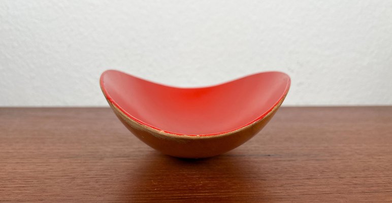 Mid-Century German Wooden Bowl, 1960s-UAH-2036200