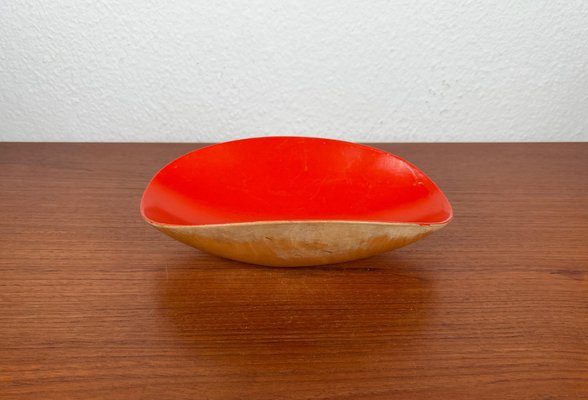 Mid-Century German Wooden Bowl, 1960s-UAH-2036200