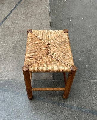 Mid-Century German Wooden Stool, 1960s-UAH-2036089