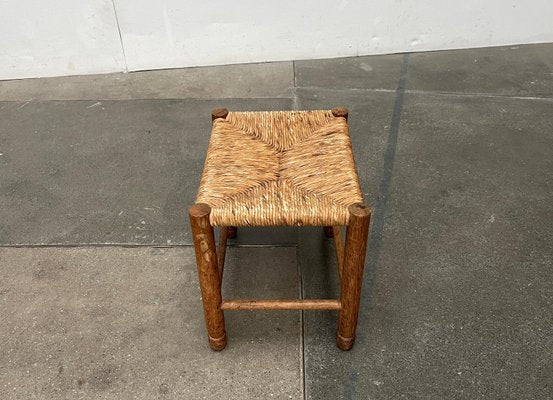 Mid-Century German Wooden Stool, 1960s-UAH-2036089