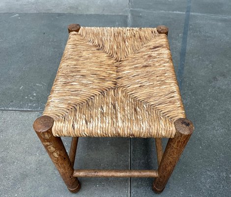 Mid-Century German Wooden Stool, 1960s-UAH-2036089