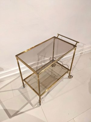 Mid-Century Gilded Brass Trolley-DLN-1088072