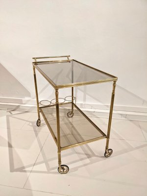 Mid-Century Gilded Brass Trolley-DLN-1088072