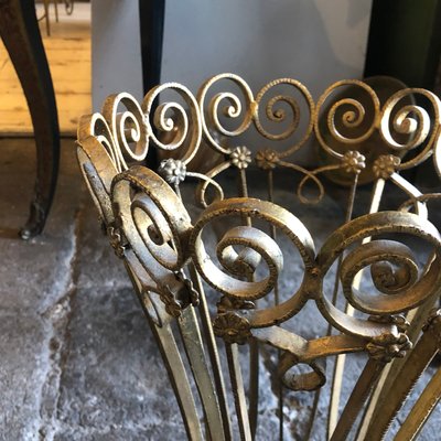 Mid-Century Gilded Iron Umbrella Stand by Pier Luigi Colli, 1950s-NMK-713047