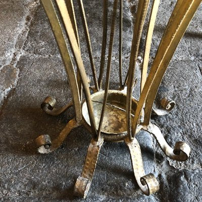 Mid-Century Gilded Iron Umbrella Stand by Pier Luigi Colli, 1950s-NMK-713047