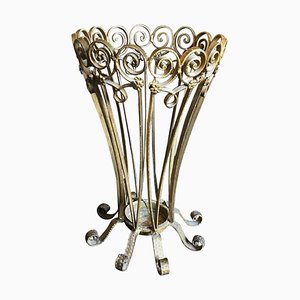 Mid-Century Gilded Iron Umbrella Stand by Pier Luigi Colli, 1950s-NMK-713047