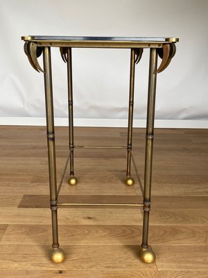 Mid-Century Gilt Tubular Table-QKG-1449951